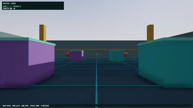 Native Vulkan launch-frame preview of the first-person arena sample.